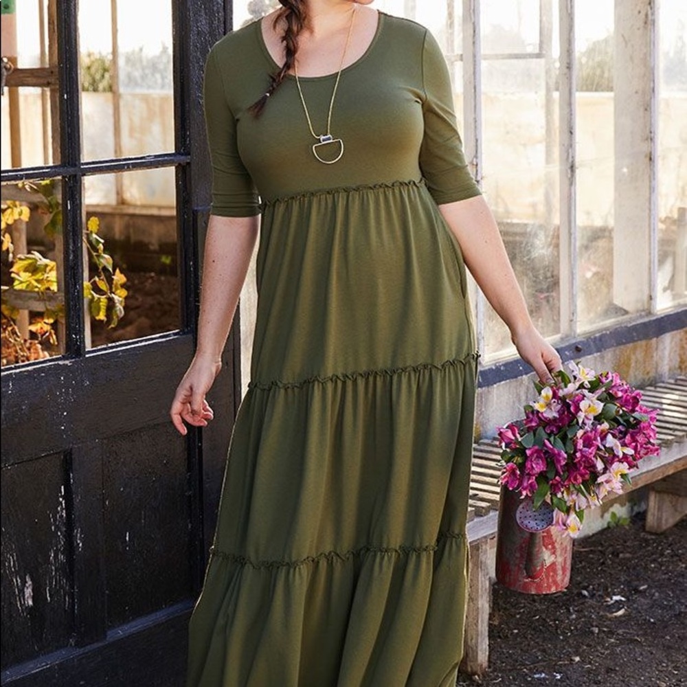 Matilda Jane | Olive long dress